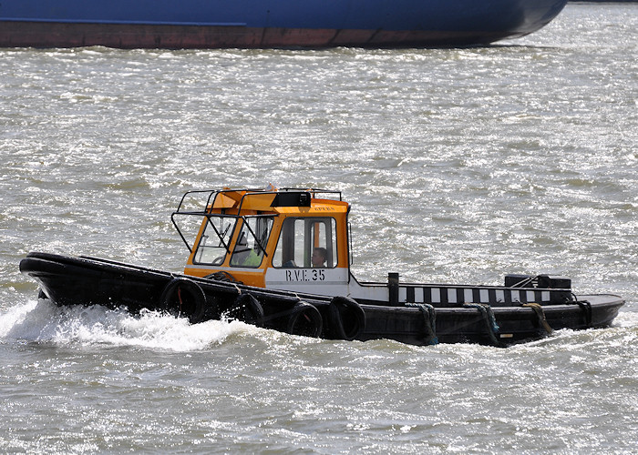 Photograph of the vessel  RVE 35 pictured passing Vlaardingen on 22nd June 2012