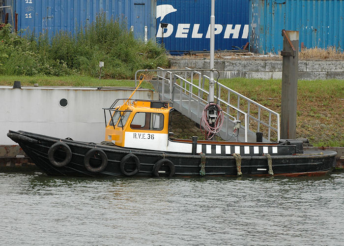 Photograph of the vessel  RVE 36 pictured in Prins Johan Frisohaven, Rotterdam on 20th June 2010