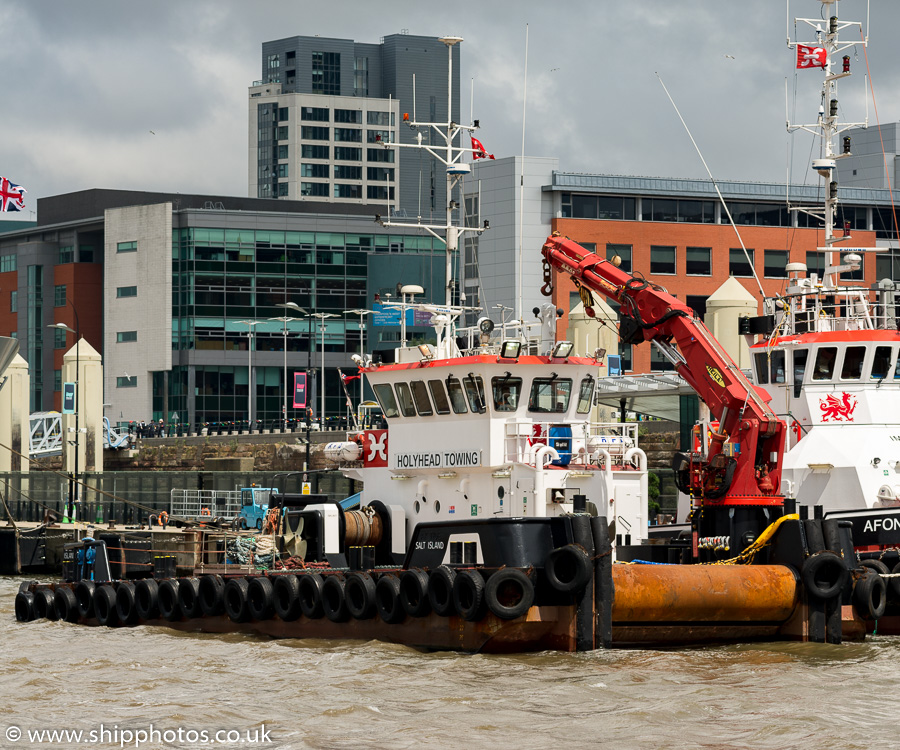 Photograph of the vessel  Salt Island pictured at Pier Head, Liverpool on 25th June 2016