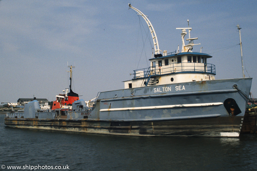 Photograph of the vessel  Salton Sea pictured laid up at Strood on 17th June 1989