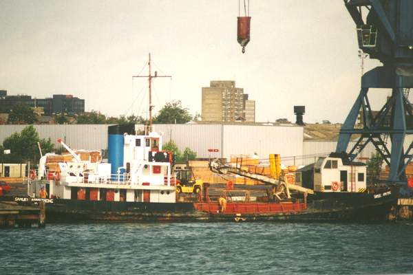 Photograph of the vessel  Samuel Armstrong pictured in Ipswich on 6th October 1995