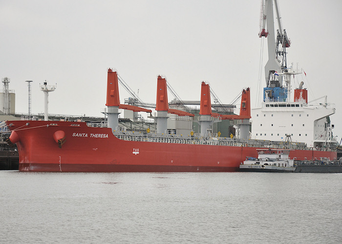 Photograph of the vessel  Santa Theresa pictured in Sint-Laurenshaven, Botlek, Rotterdam on 26th June 2011