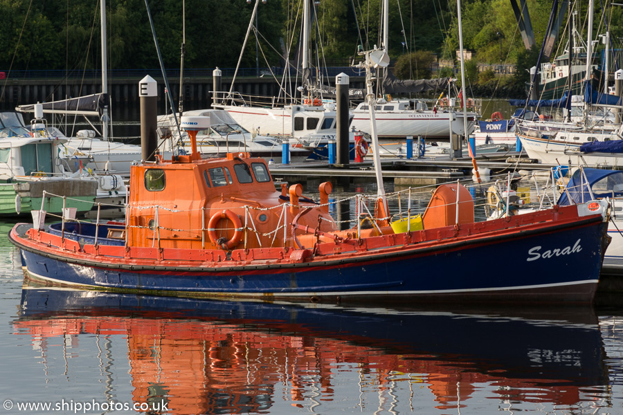 Photograph of the vessel  Sarah pictured at Royal Quays, North Shields on 21st August 2015