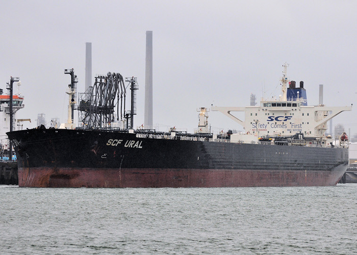 Photograph of the vessel  SCF Ural pictured in 6e Petroleumhaven, Europoort on 24th June 2012