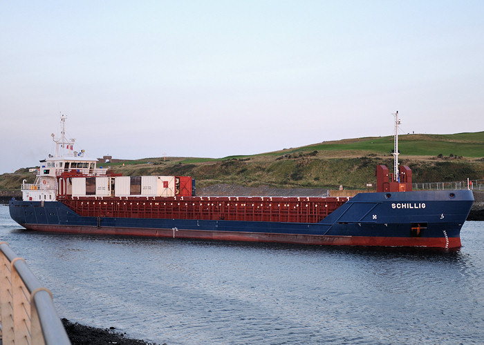 Photograph of the vessel  Schillig pictured arriving at Aberdeen on 15th September 2012