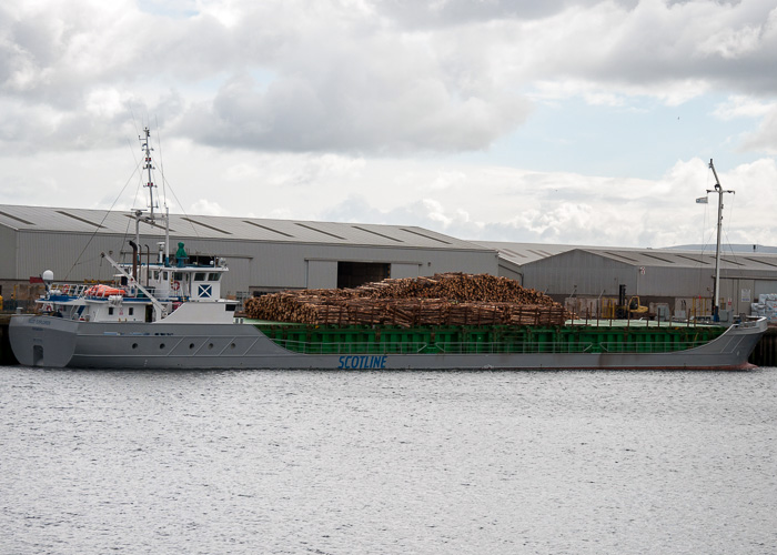 Photograph of the vessel  Scot Explorer pictured at Inverness on 6th May 2014