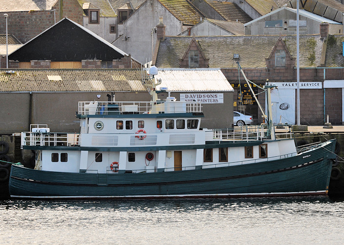 Photograph of the vessel  Scotia W pictured at Peterhead on 15th April 2012