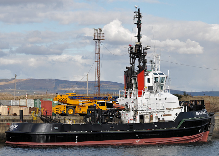 Photograph of the vessel  SD Impulse pictured in James Watt Dock, Greenock on 29th March 2013
