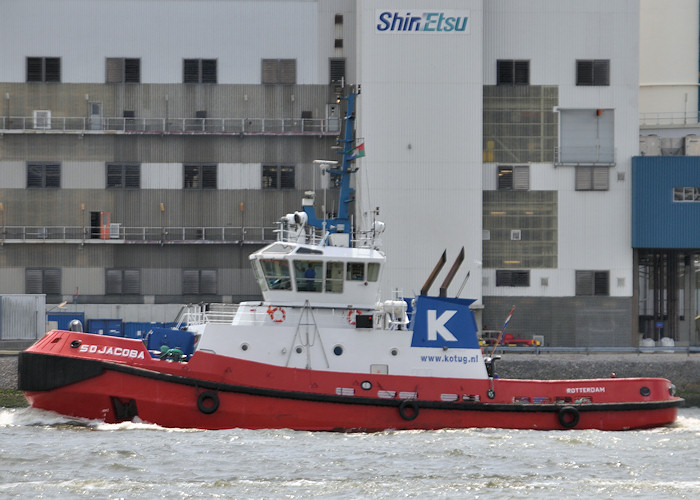 Photograph of the vessel  SD Jacoba pictured passing Vlaardingen on 24th June 2011