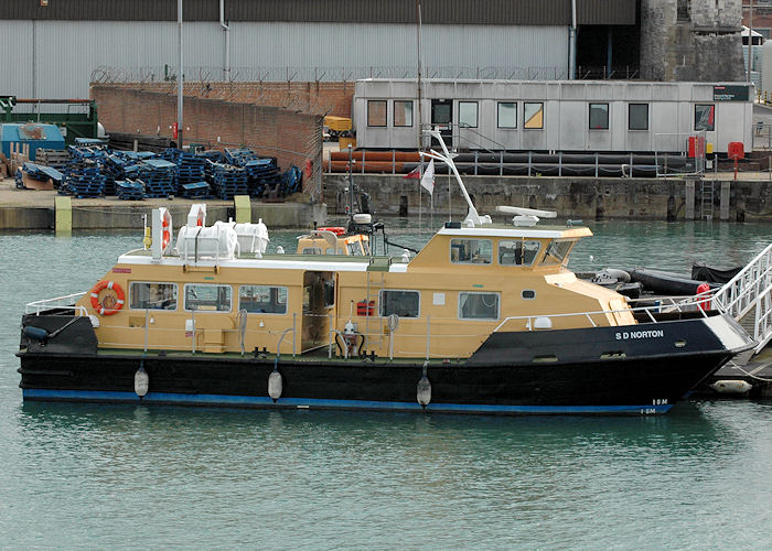 Photograph of the vessel  SD Norton pictured in Portsmouth Naval Base on 14th August 2010