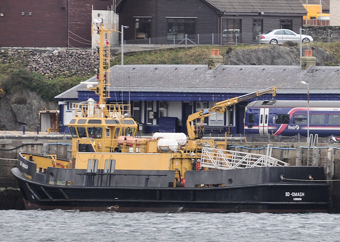 Photograph of the vessel  SD Omagh pictured at Kyle of Lochalsh on 8th April 2012