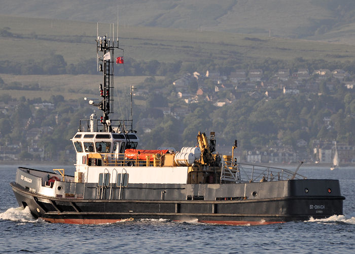 Photograph of the vessel  SD Omagh pictured passing Greenock on 19th July 2013