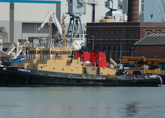 Photograph of the vessel  SD Powerful pictured in Portsmouth Naval Base on 13th June 2009