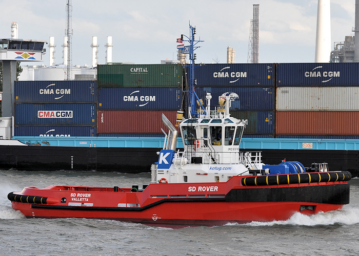 Photograph of the vessel  SD Rover pictured at Vlaardingen on 22nd June 2012