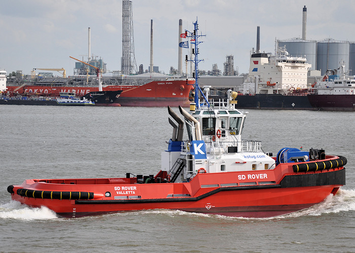Photograph of the vessel  SD Rover pictured at Vlaardingen on 23rd June 2012