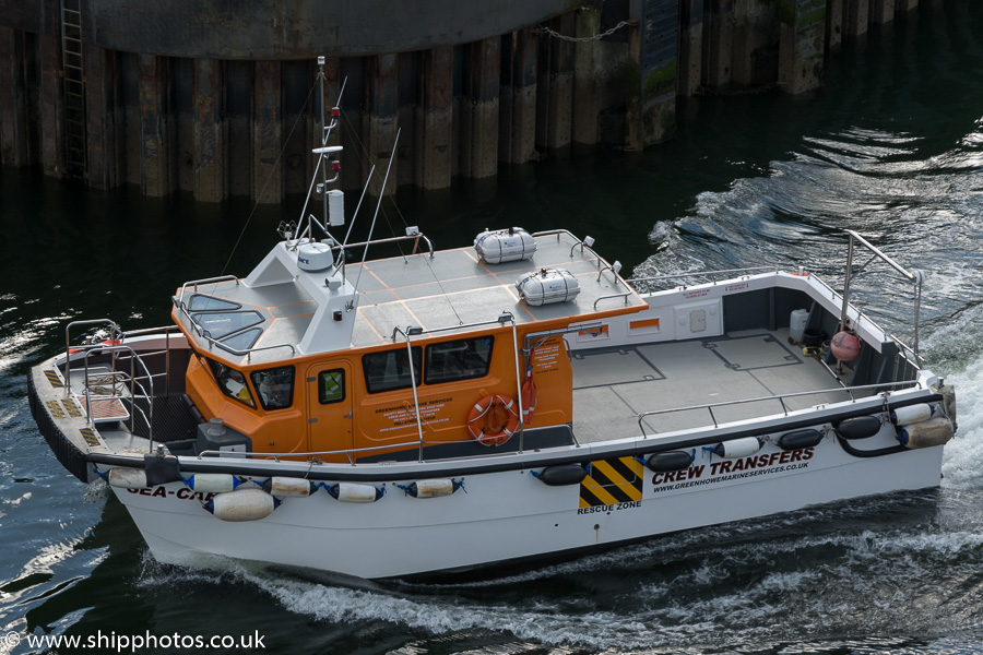 Photograph of the vessel  Sea-Cab pictured at Aberdeen on 17th May 2015
