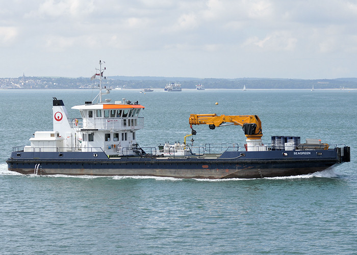 Photograph of the vessel  Seagreen pictured entering Portsmouth Harbour on 5th August 2011