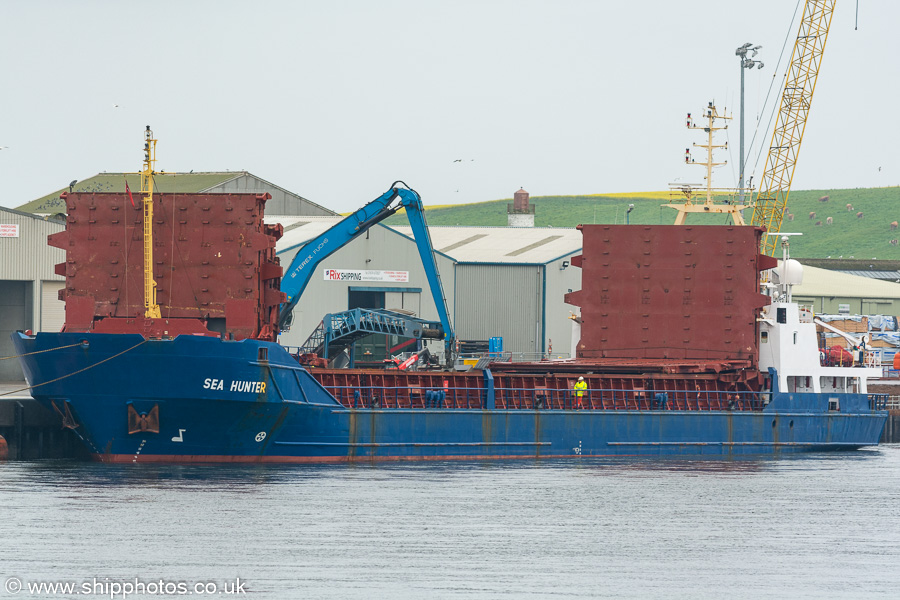 Photograph of the vessel  Sea Hunter pictured at Montrose on 31st May 2019