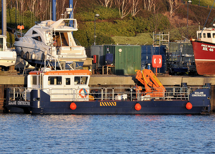 Photograph of the vessel  Sealane Constructor pictured at Royal Quays, North Shields on 28th December 2013