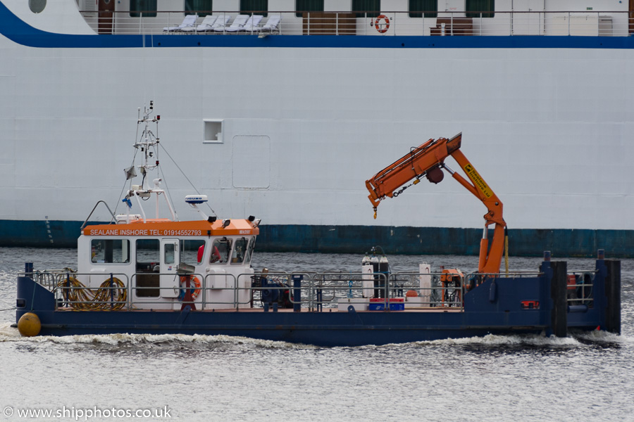 Photograph of the vessel  Sealane Constructor pictured passing North Shields on 19th August 2015