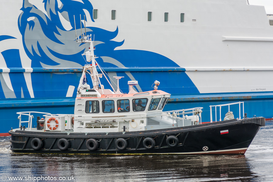 Photograph of the vessel pv Sea Shepherd pictured at Aberdeen on 27th May 2019