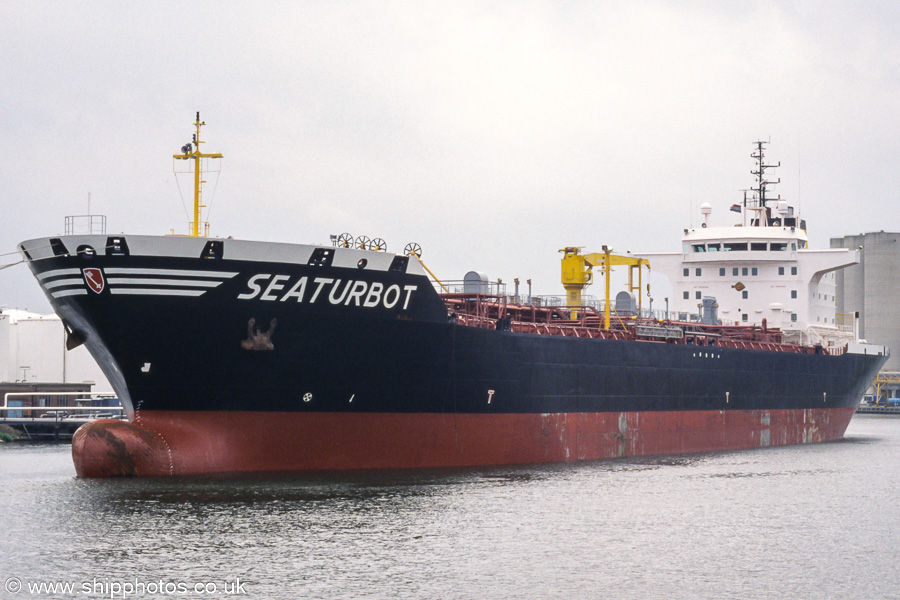 Photograph of the vessel  Seaturbot pictured in Jan van Riebeeckhaven, Amsterdam on 16th June 2002