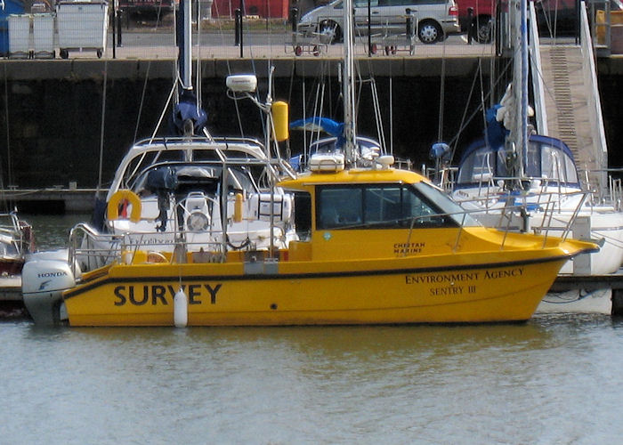 Photograph of the vessel rv Sentry III pictured at Fleetwood on 2nd April 2011