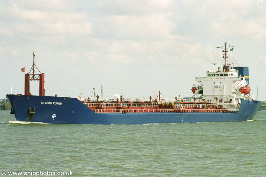 Photograph of the vessel  Severn Fisher pictured on the River Thames on 16th August 2003