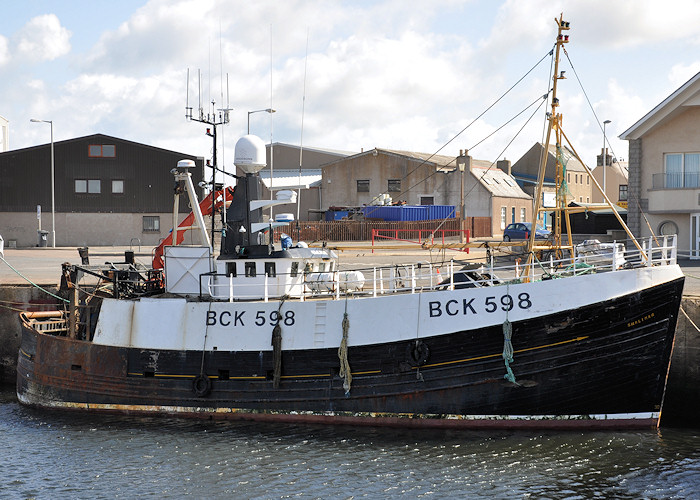 Photograph of the vessel fv Shalimar pictured at Macduff on 15th April 2012