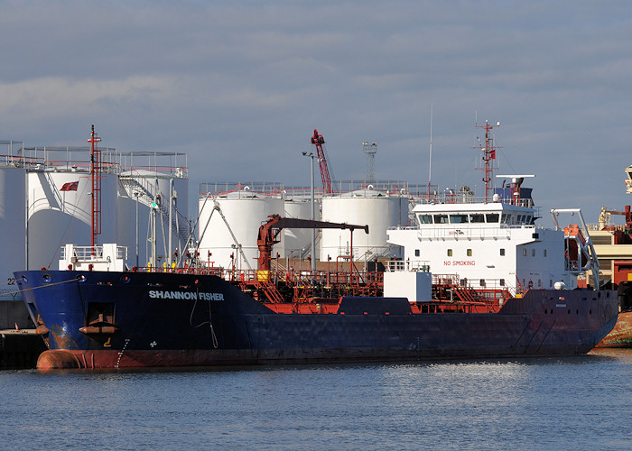 Photograph of the vessel  Shannon Fisher pictured at Aberdeen on 16th April 2012