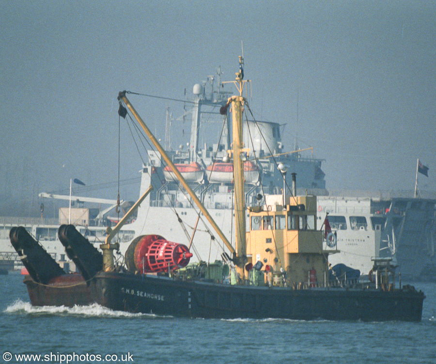 Photograph of the vessel  SHB Seahorse pictured in Southampton on 12th November 1989