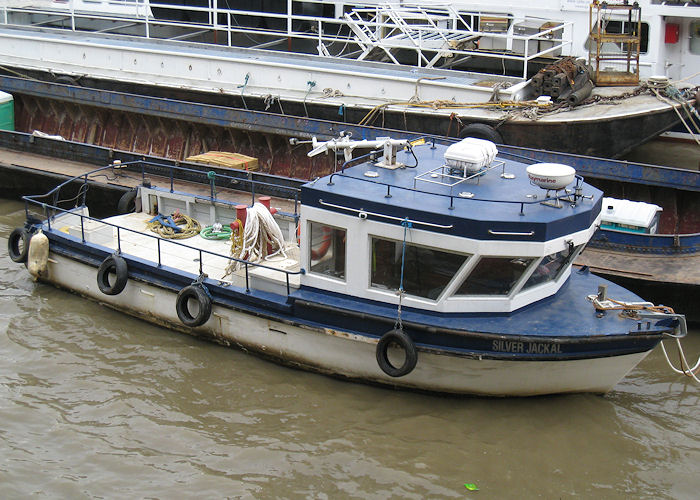 Photograph of the vessel  Silver Jackal pictured in London on 20th October 2009