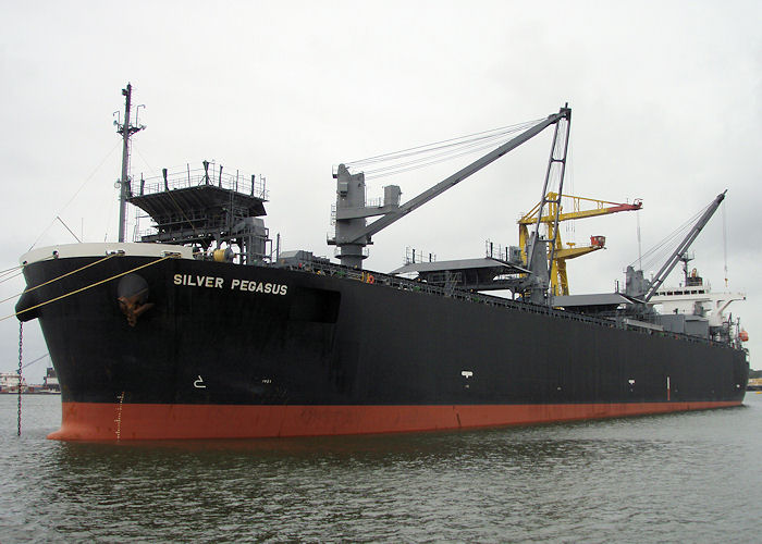 Photograph of the vessel  Silver Pegasus pictured in Waalhaven, Rotterdam on 20th June 2010