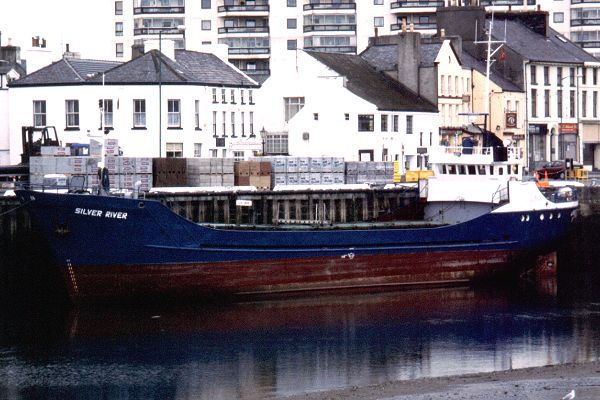 Photograph of the vessel  Silver River pictured in Ramsey on 11th August 2001