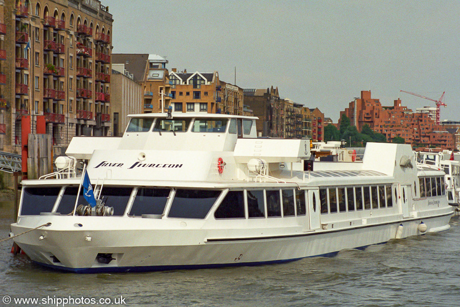 Photograph of the vessel  Silver Sturgeon pictured in London on 3rd September 2002