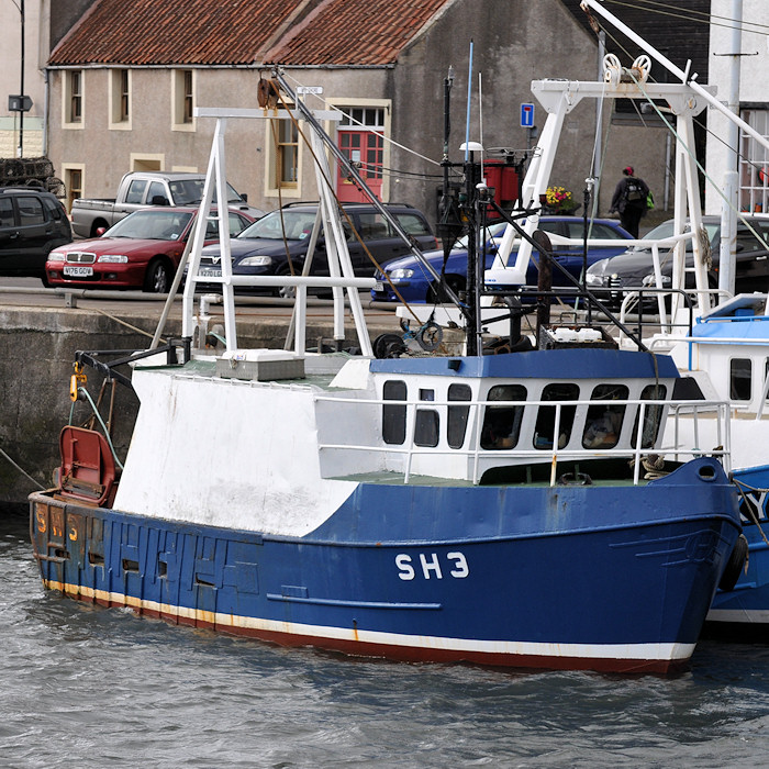 Photograph of the vessel fv Sincere V pictured at Pittenweem on 17th September 2012