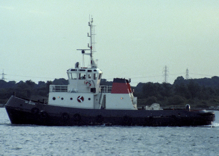 Photograph of the vessel  Sir Bevois pictured at Southampton on 3rd September 1988
