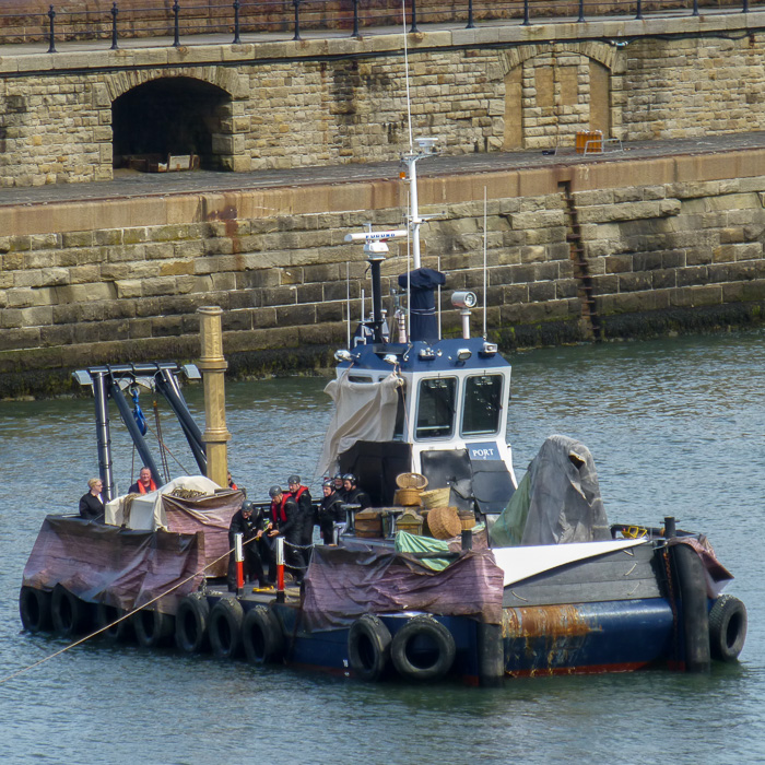Photograph of the vessel  Sir Bobby Robson pictured at Priors Haven, Tynemouth on 23rd August 2014