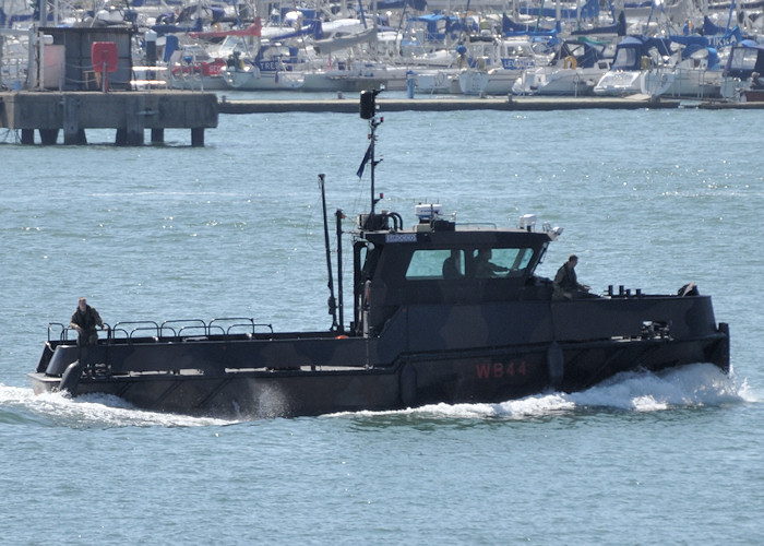 Photograph of the vessel HMAV Sirocco pictured in Portsmouth Harbour on 23rd July 2012