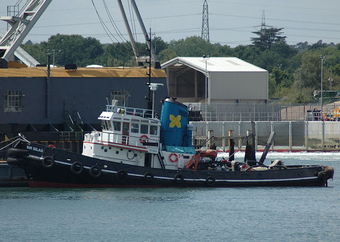 Photograph of the vessel  Sir Silas pictured at Marchwood on 13th June 2009