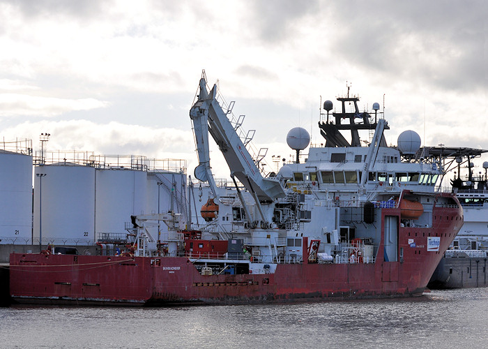 Photograph of the vessel  Skandi Achiever pictured at Aberdeen on 15th April 2012
