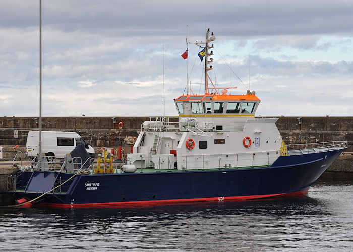 Photograph of the vessel ts Smit Yare pictured at Buckie on 6th May 2013