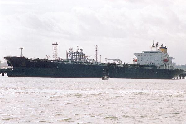 Photograph of the vessel  Solaris pictured at Fawley on 22nd July 2001