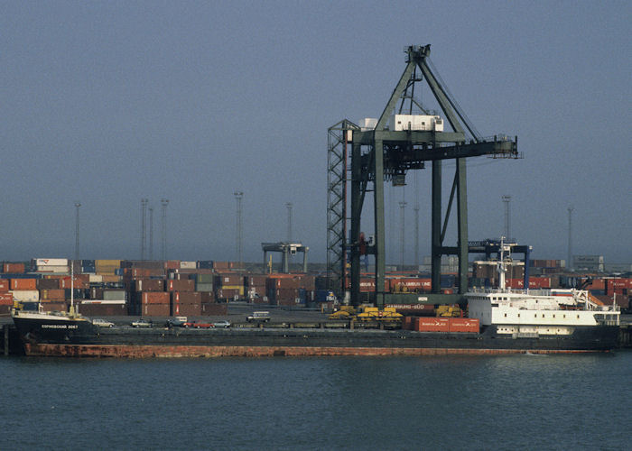 Photograph of the vessel  Sormovskiy-3067 pictured at Felixstowe on 15th April 1996