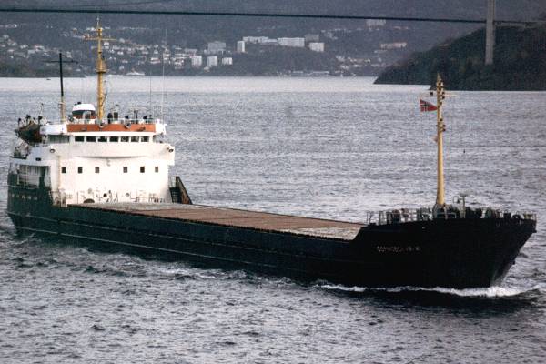 Photograph of the vessel  Sormovskiy-41 pictured departing Bergen on 26th October 1998