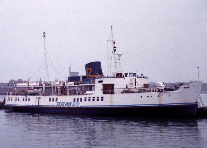 Photograph of the vessel  Southsea pictured at Portsmouth on 31st December 1988