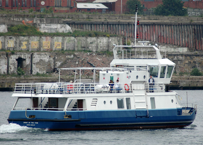 Photograph of the vessel  Spirit of the Tyne pictured departing South Shields on 12th June 2007