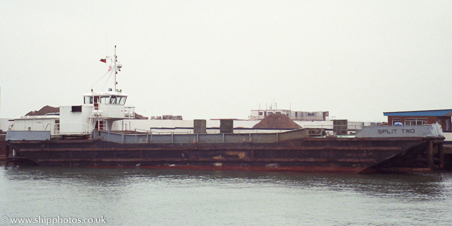 Photograph of the vessel  Split Two pictured in Ocean Village, Southampton on 12th March 1989