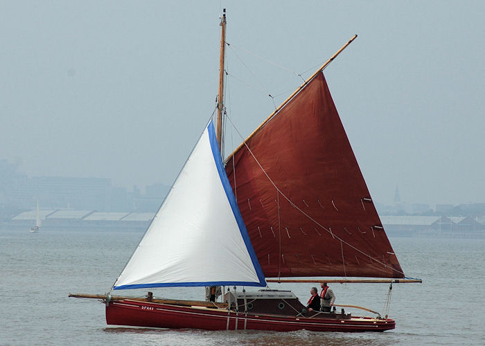Photograph of the vessel  Spray pictured on the River Mersey on 27th June 2009