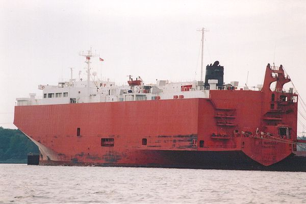 Photograph of the vessel  St. Barbara pictured at Southampton on 29th August 2001
